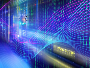 Data center with data 