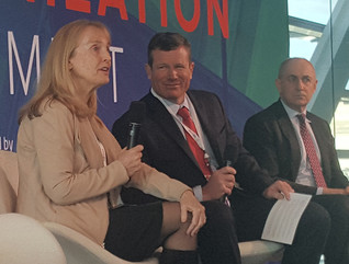 Joanne Collins Smee and Chris Liddell 