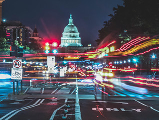 Washington DC at night 