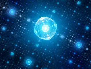 Quantum computing illustration 