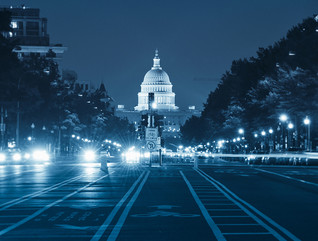 Washington DC at night 
