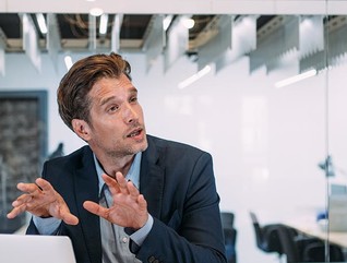 People gathered for a meeting