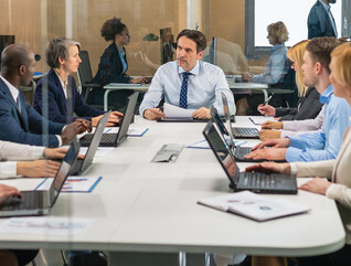 People meeting in the office