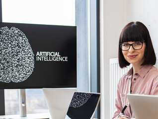 People working in the office