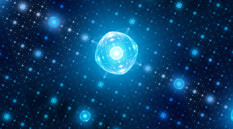 Quantum computing illustration 