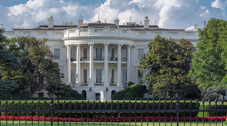 White House in summer 