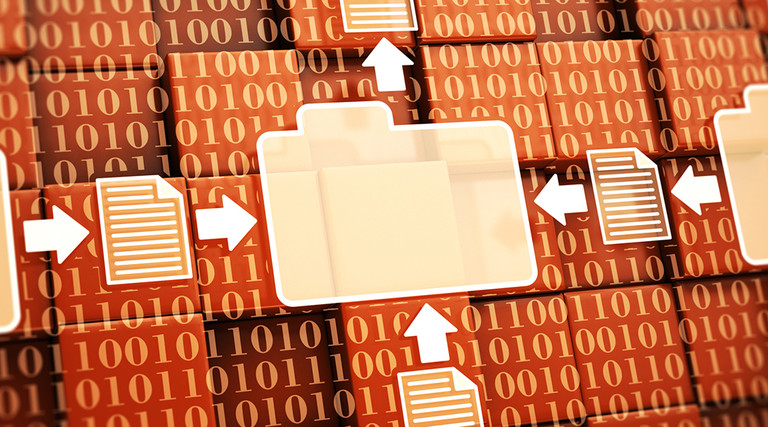 Digital records illustration 