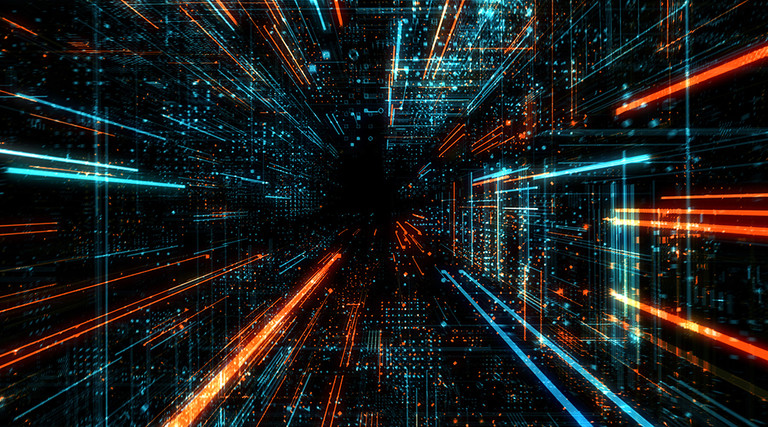 Internet connections abstract image 