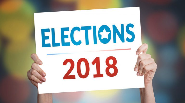 elections 2018 sign