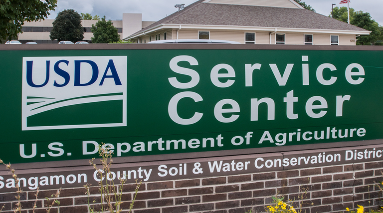 USDA Springfield Service Center that serves Sangamon County, in Springfield, IL