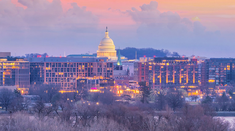 Washington DC skyline 
