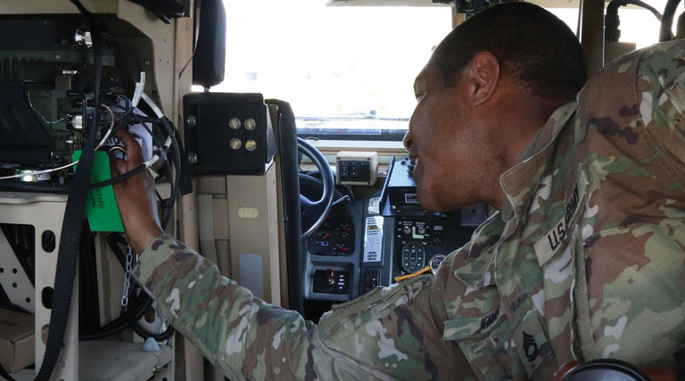 During a “radio rodeo”  event in June, the C5ISR Center placed industry radios into an operationally-relevant field environment to assess their ability to operate on the move in a contested, multi-domain environment. 