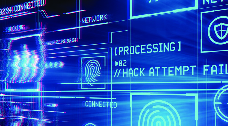 screen with text saying hack prevented