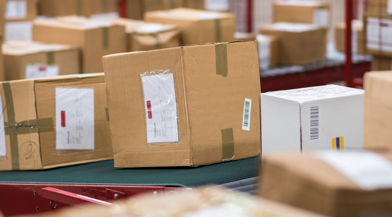 USPS package sorting 