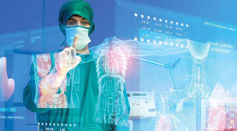 VA using augmented reality for surgery 