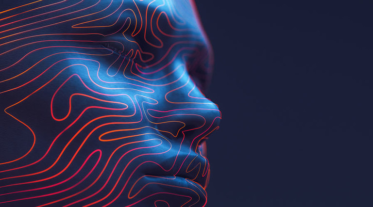 Digital human head concept for AI