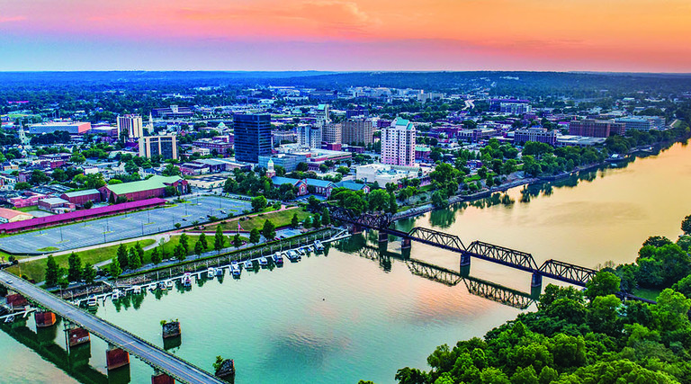 Savannah River and Augusta, Georgia