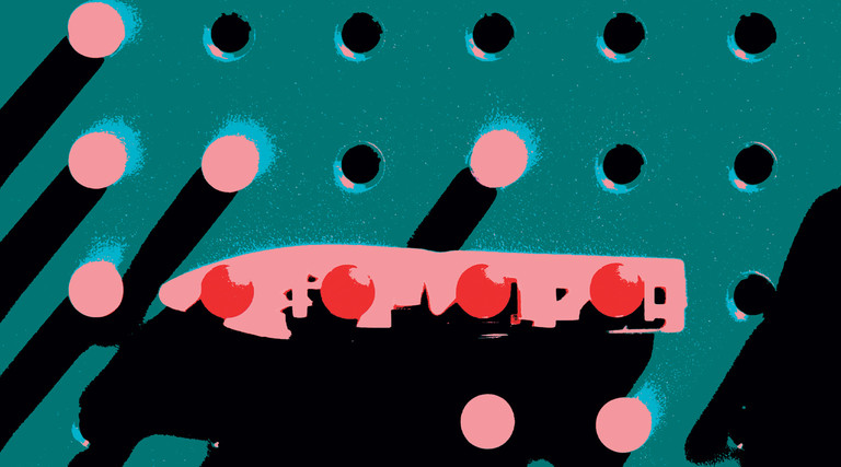 Artistic rendering of the game Battleship