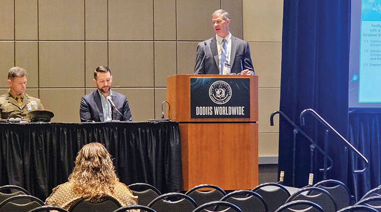 A panel of defense and intelligence leaders