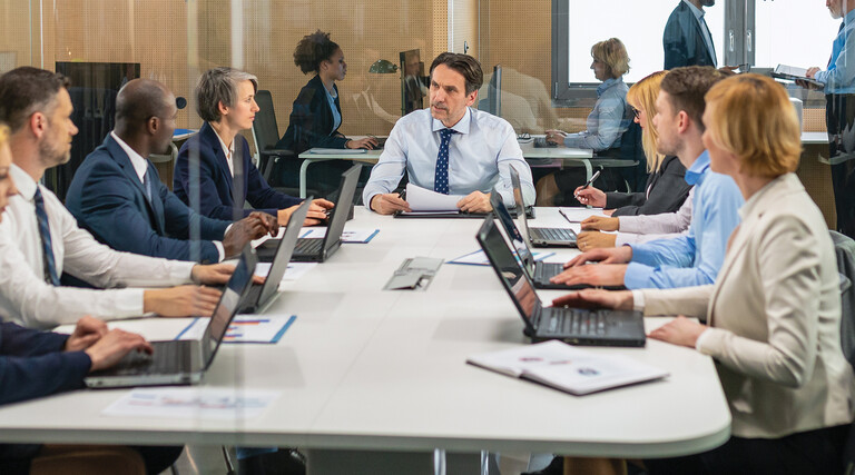 People meeting in the office
