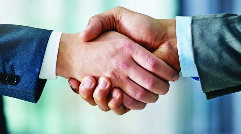 shaking hands