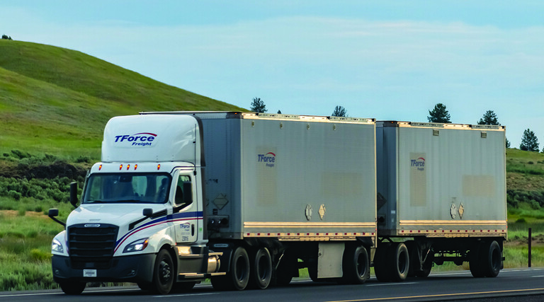 T-Force Freight linehaul semi-truck