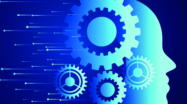AI web techno big data concept
