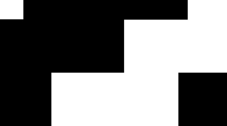 Black and white shapes