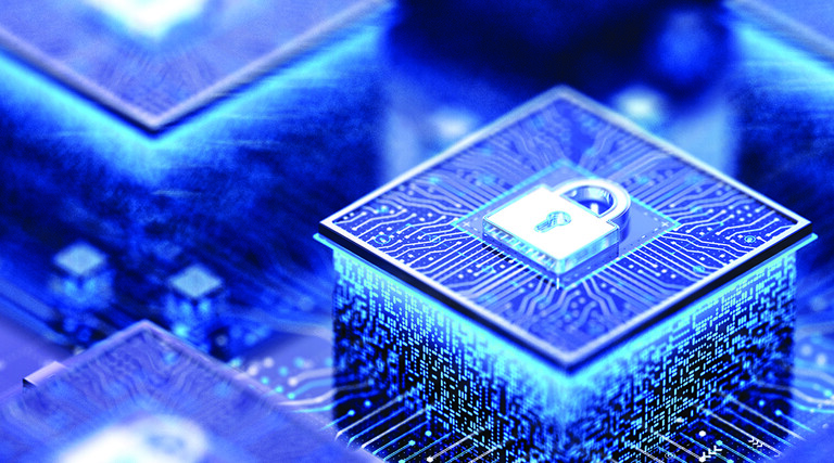 Lock over a hard drive 