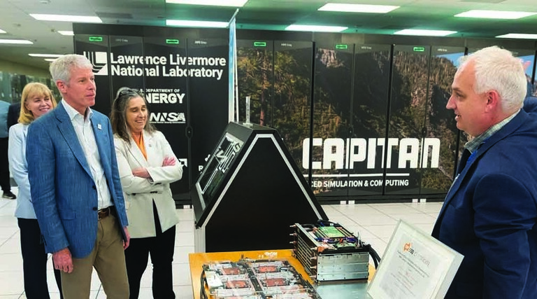 People touring the National Lab