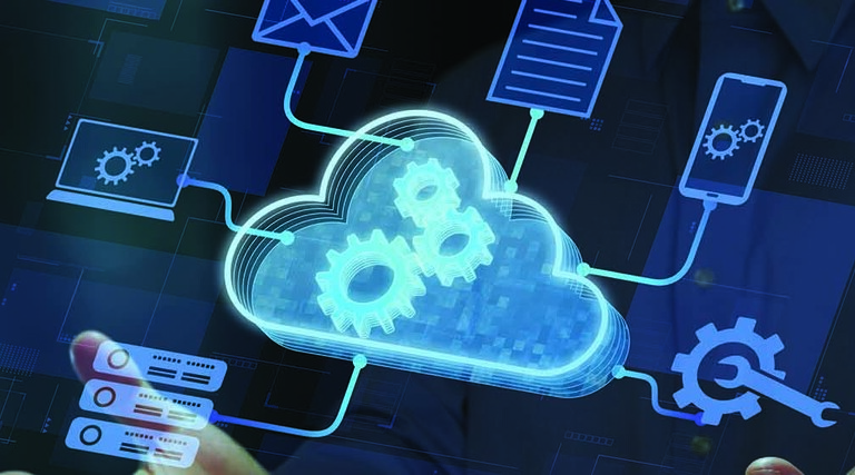 Cloud computing concept