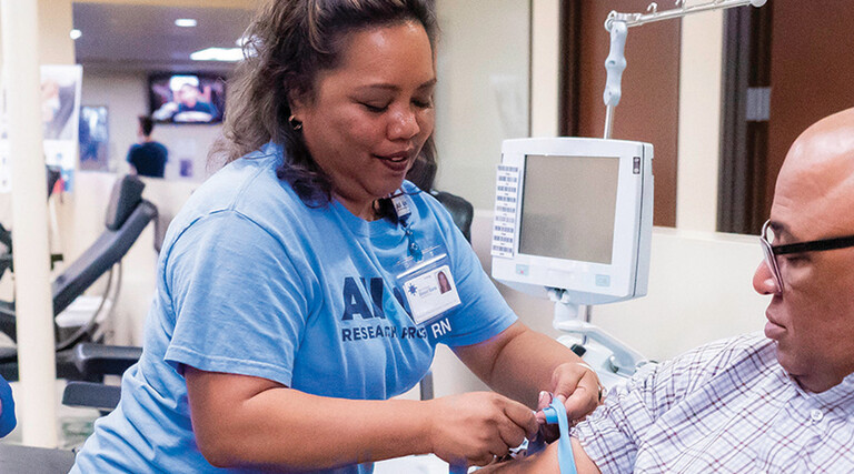 Collect a blood sample