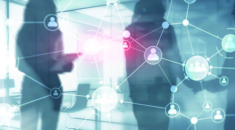 People network connection concept