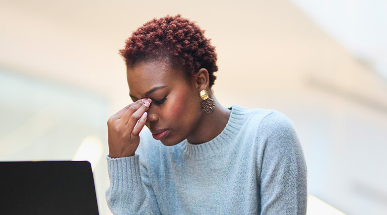 Person using computer