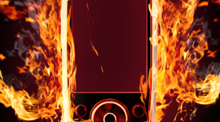 Self-destructing phone