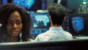 Person working in an office