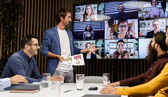 Team hybrid meeting