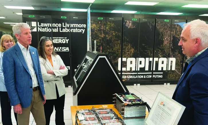 People touring the National Lab