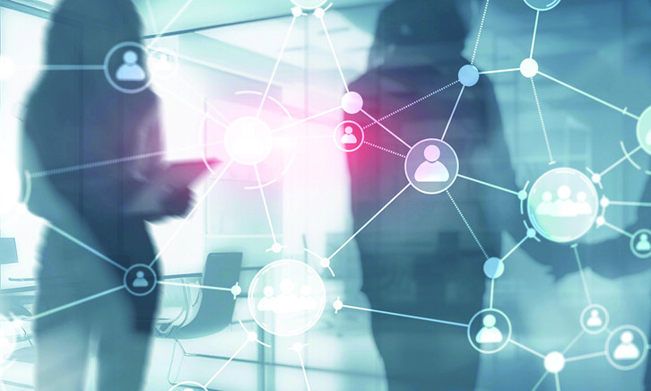 People network connection concept