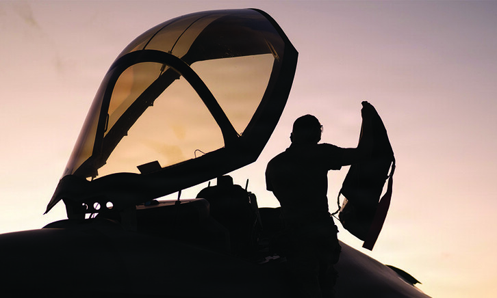 An F-35 fighter jet used in Operation Absolute Resolve