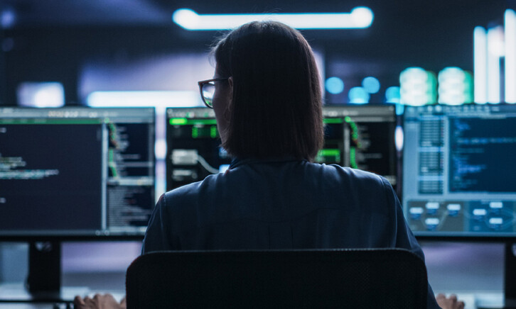 Person using computer