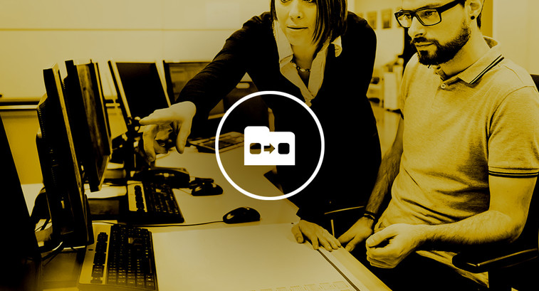 IT professionals in control room