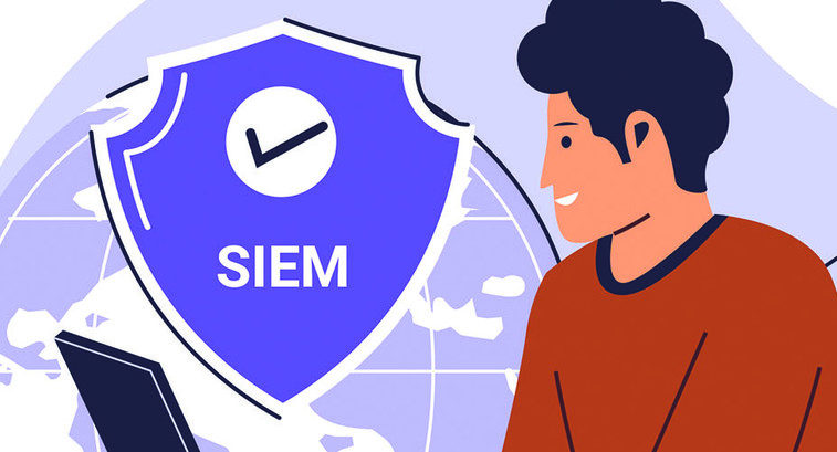 Security Information and Event Management Illustration