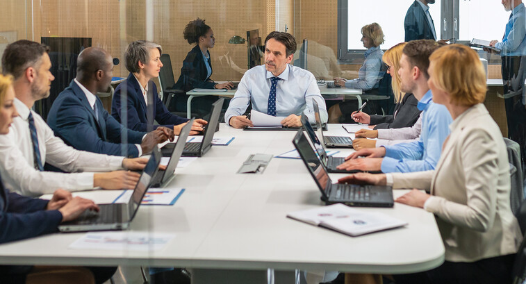 People meeting in the office