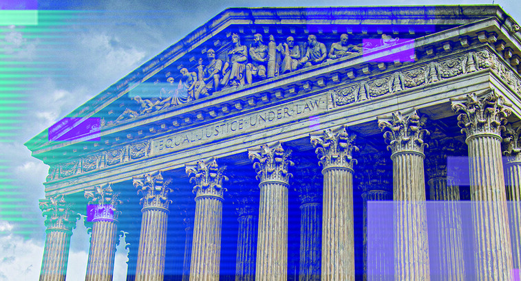 Pixelated Supreme Court Building
