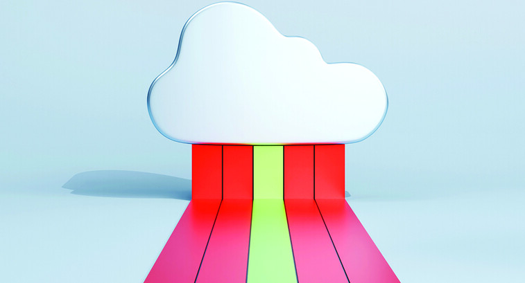 Technology data center on cloud service