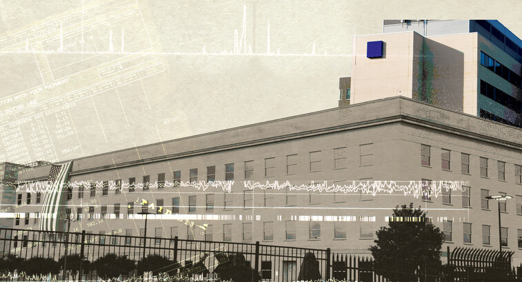 Illustration of government building