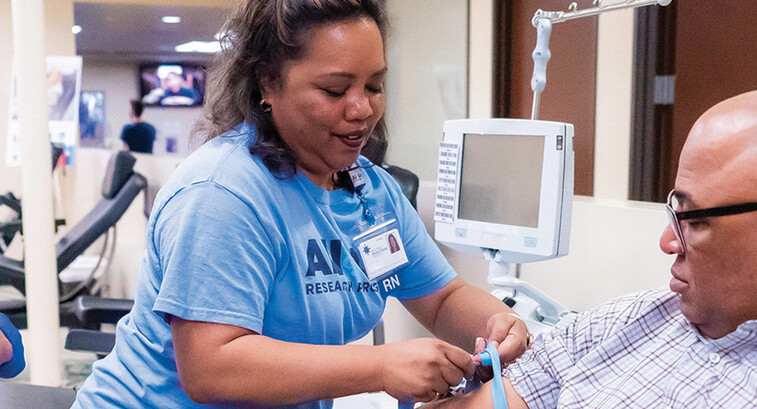 Collect a blood sample