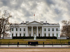 The White House in winter 