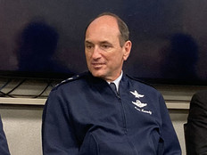 Maj. Gen. David Snoddy, Lt. Gen. Kevin Kennedy and retired Maj. Gen. Patrick Higby